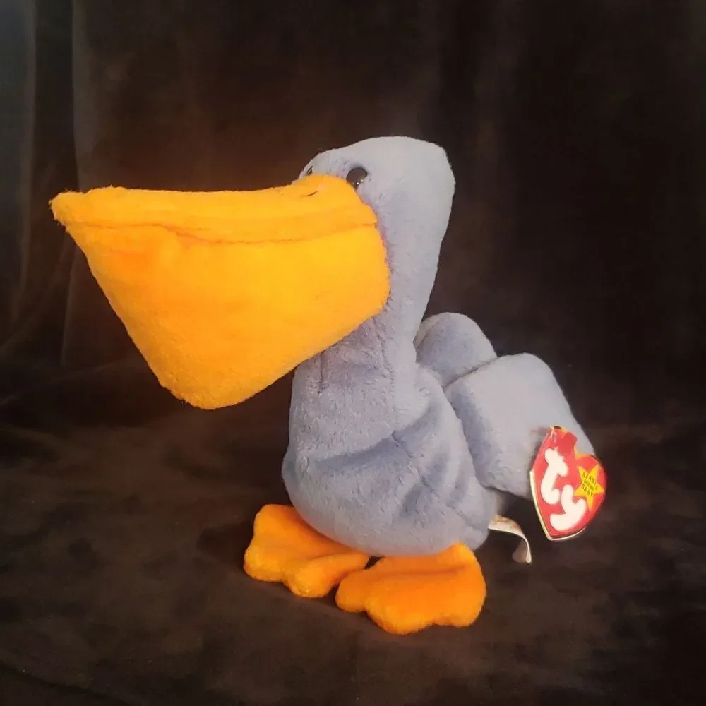 Vintage 1996 Ty Beanie Baby SCOOP the Pelican